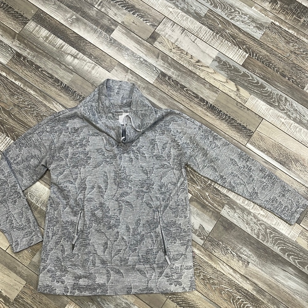 Talbots Gray Cowl Neck Sweater